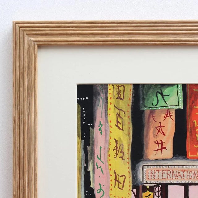 French School Artist, International Bar, 20th Century, Mixed Media For Sale - Image 4 of 13