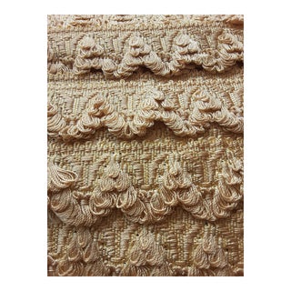 Scalamandre Vintage Gold Silk Border Trim- 17+ Yards For Sale