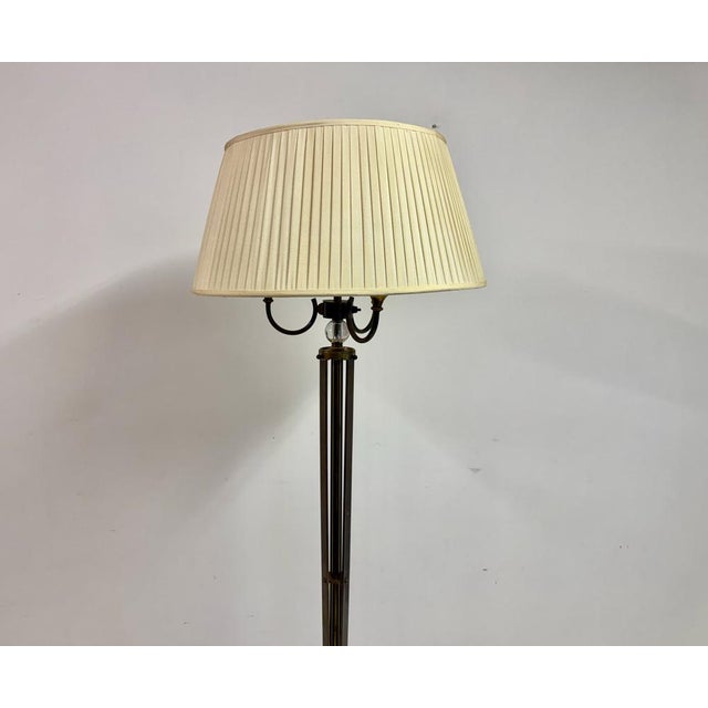 Mid-Century Modern Brass Floor Lamp with Tripod Base from Maison Jansen, 1960s For Sale - Image 13 of 17
