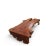 Contemporary Organic Modern One Slab Lychee Burl Coffee Table For Sale - Image 3 of 12