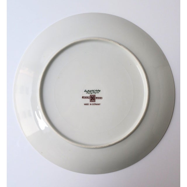 German Porcelain Dinner Plates, French Designer Jean Luce, Midcentury Modern, Set of 10 For Sale - Image 12 of 12