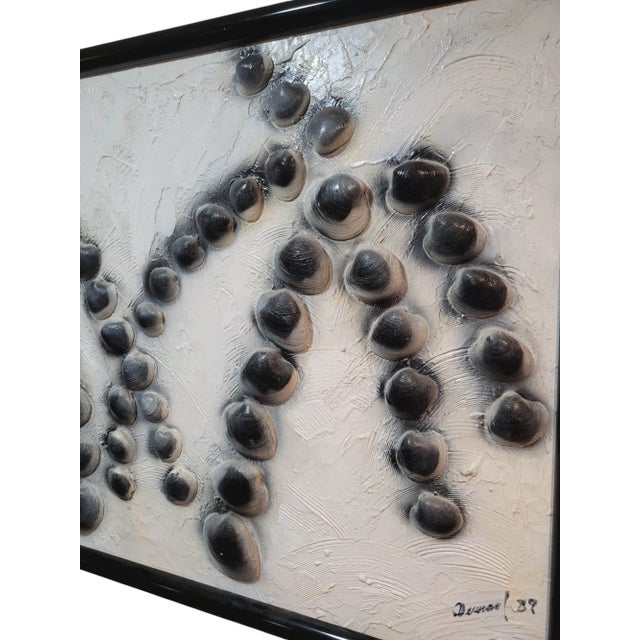 Mid-Century Modern Shell Assemblage, Organic Abstraction Wall Sculpture For Sale - Image 4 of 10