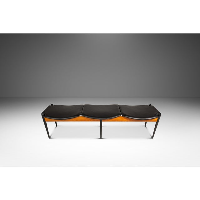 Introducing a rare, low stance three-seater bench designed by the influential Arthur Umanoff. Produced in limited numbers,...