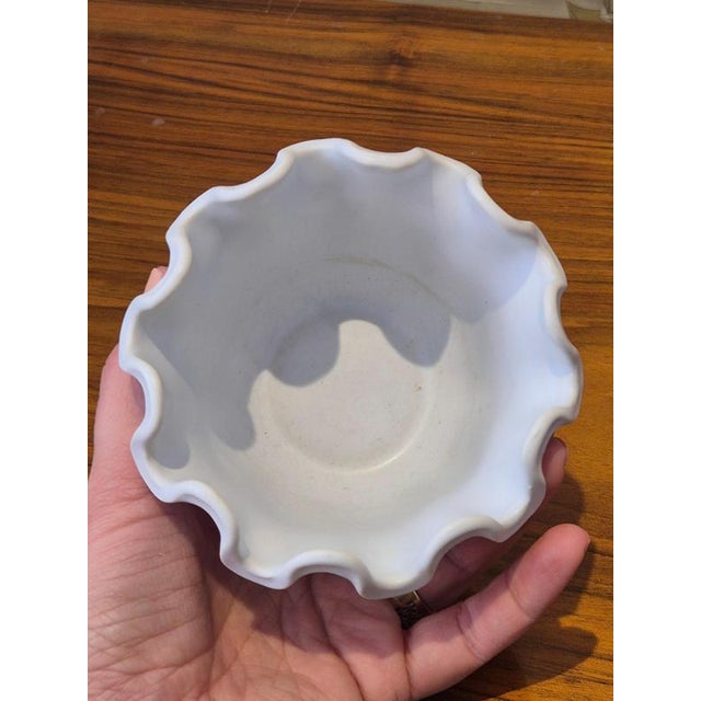 White Stoneware Bowl by Wilhelm Kåge, 1890s For Sale - Image 8 of 9