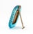 Barovier & Toso Murano Blue Glass Picture Frame For Sale In New York - Image 6 of 7
