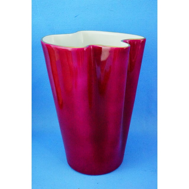 1930s Vintage Porcelain Cartoccio-Shaped Vase by Guido Andlovitz for SCI Verbano, 1930s For Sale - Image 5 of 18