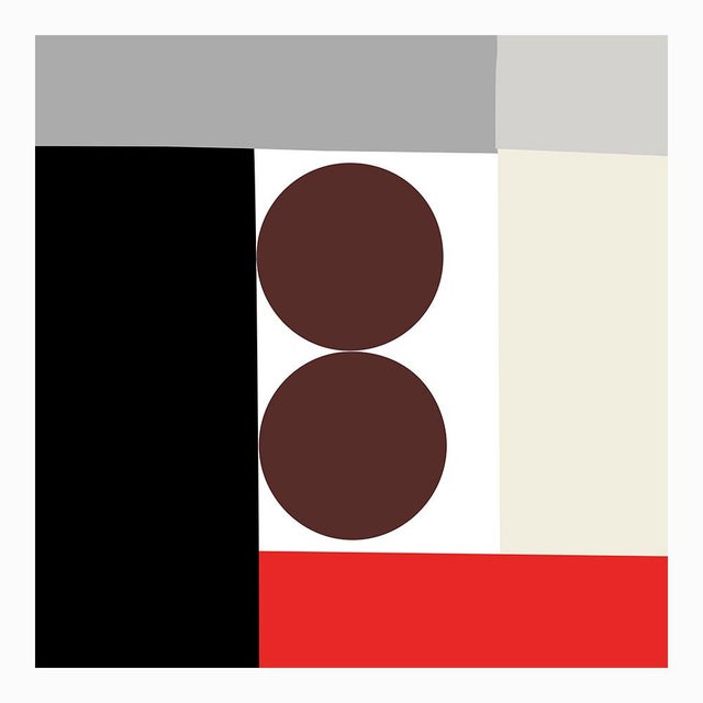 Mid-Century Modern "Red Tuxedo" Fine Art Print 40" X 50" by Liz Roache For Sale - Image 3 of 5