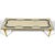 Metal French Brass Coffee Table With Terrazzo Top For Sale - Image 7 of 9
