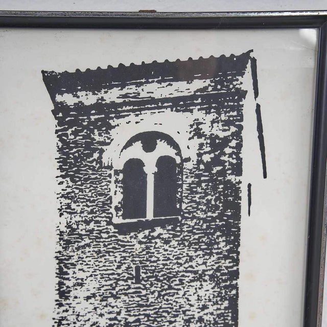 Vintage Architectural Poster, 1970s For Sale - Image 3 of 5