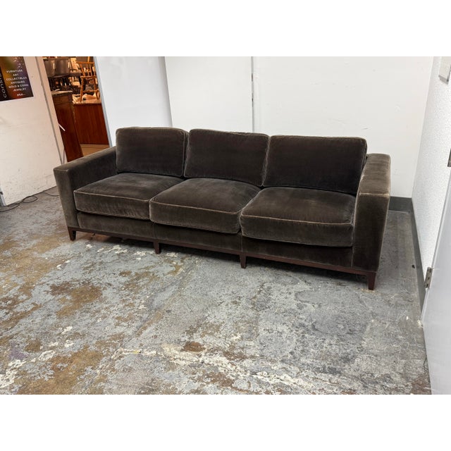 Contemporary Christian Liaigre for Holly Hunt Mousson Sofa For Sale - Image 3 of 12