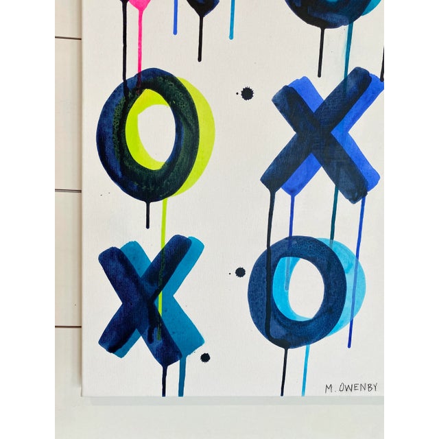 Contemporary Love on a High - Abstract Gouache Painting by Michelle Owenby For Sale - Image 3 of 4