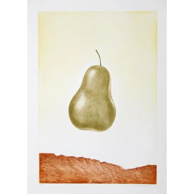 Modern Hank Laventhol, Pear, Aquatint Etching For Sale - Image 3 of 3