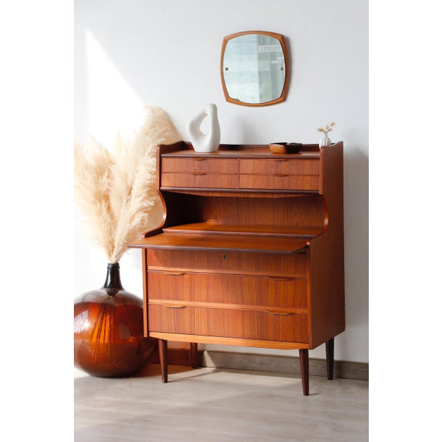 Vintage Danish Teak Secretary, 1960s For Sale - Image 14 of 18