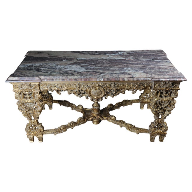 Coffee Table attributed to Francois Linke For Sale