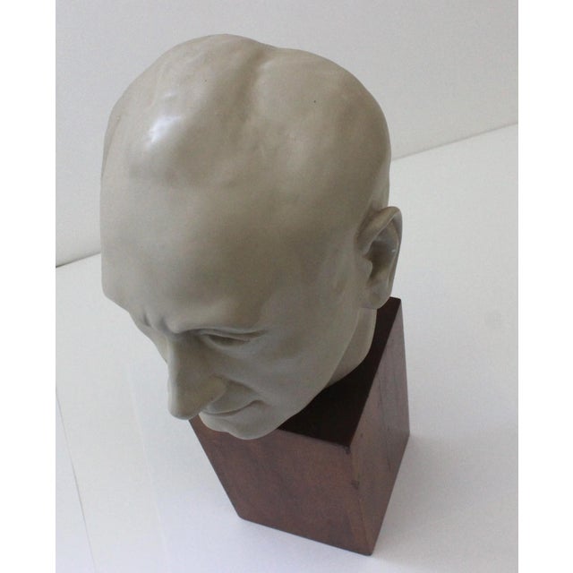 Wood Morris Lapidus Sculpture of Fontainebleau Architect For Sale - Image 7 of 10