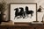 Black Horses Art Print, Vintage Equine Drawing Reproduction, 24" X 16" For Sale In Buffalo - Image 6 of 7