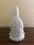 Mid 20th Century Blanc De Chine Porcelain Seated Kwan Yin Figure For Sale - Image 9 of 11