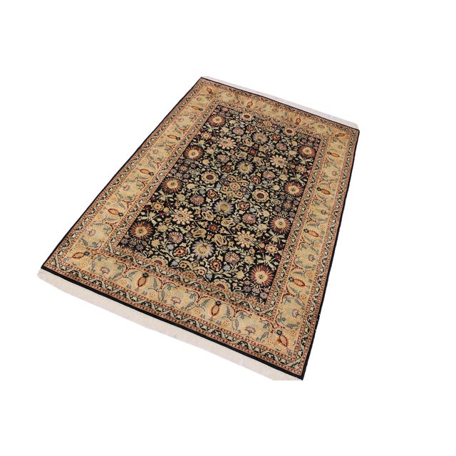 Designed with mesmerizing intricacy and gorgeous color palette, this hand-knotted masterpiece demonstrates the beauty and...