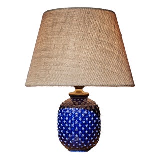 Mid-Century Swedish Stoneware Table Lamp by Gunnar Nylund for Rörstrand, 1950s For Sale