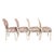 1980s French Style Shabby Chic Dining Chairs Floral Upholstery Distressed Crackle Finish - Set of 4 For Sale - Image 11 of 18