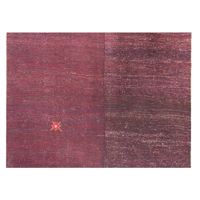 Textile Brilliant Vintage Gabbeh Kilim Rug For Sale - Image 7 of 16
