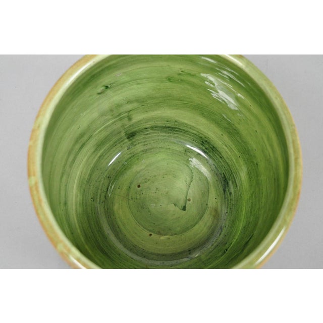 Early 20th Century Weller Clinton Art Pottery Green Glazed Squirrel & Acorn Planter Jardinière For Sale - Image 9 of 14