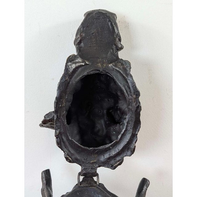 French Bronze Boars Head Inkwell in the style of Fratin, 1900 For Sale - Image 6 of 13