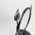 Metal Hand Forged Iron Tabletop Vanity Mirror (55cm) Antique Copper Leaf Design For Sale - Image 7 of 10