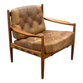 Vintage Teak Läckö Lounge Chair by Ingemar Thillmark for Ope Möbler, Sweden, 1960s For Sale