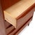 1960s Vintage Danish Mid-Century Six-Drawer Teak Tallboy Dresser 1960s For Sale - Image 5 of 7