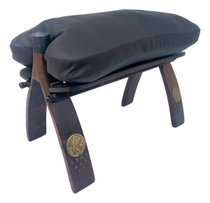Vintage Camel Saddle Ottoman in Leather, 1960s