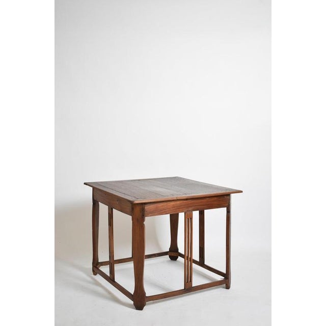 Arts and Crafts Square Side Table, 1910s For Sale - Image 5 of 5