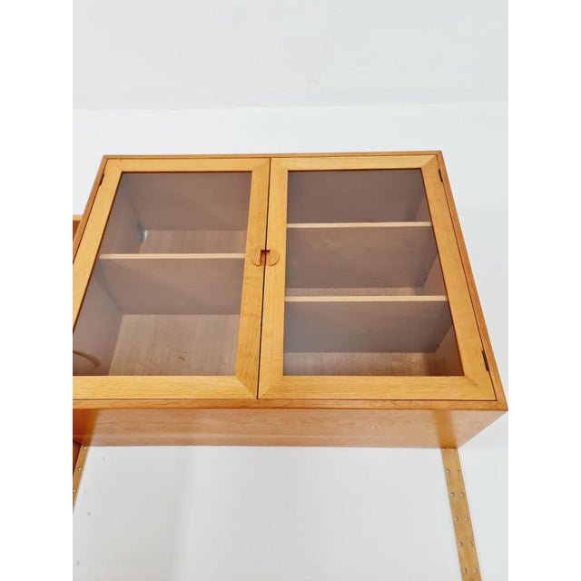 Wood Danish Modern Modular Oak Shelving System by Hansen & Guldborg Mobler, Denmark, 1960s For Sale - Image 7 of 11