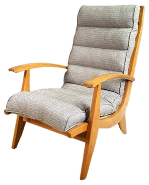 Set of French FS 123 Armchairs from Free Span, 1954
