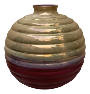 Spring 2023 Great Luster and Purple Vase by Ceramiche Lega