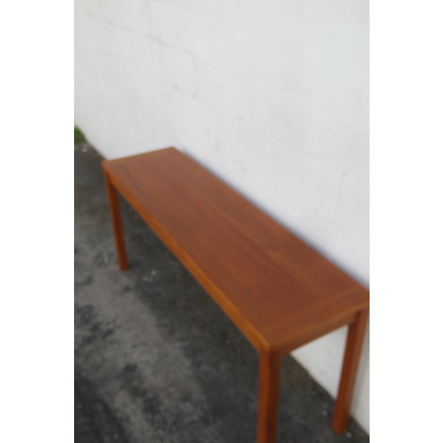 Brown Interform Collection Danish Modern Long Library Console Table 6273 For Sale - Image 8 of 15