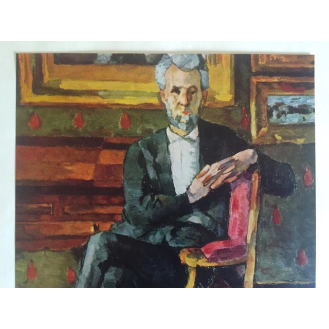 This Paul Cezanne rare vintage 1952 Post Impressionist authentic lithograph print " Chocquet Seated " 1887, is an...