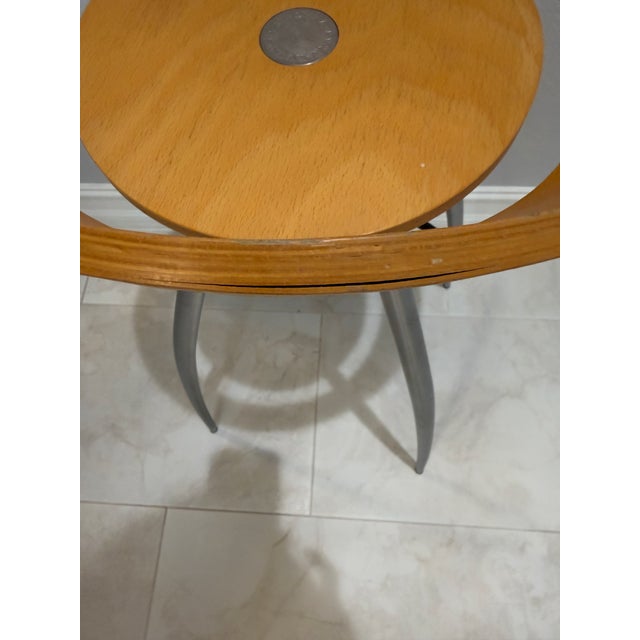 Pair 2 Lyra Bar Stool by Sigurdur Thorsteinsson for Group Italia / Magis, 1990s For Sale - Image 11 of 13