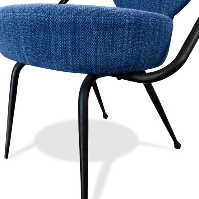 Vintage Italian Mid Century Modern Armchair C1950s For Sale - Image 4 of 4