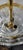 Vintage 1990s Neoclassical Brass & Crystal Bell-Jar Pendant Chandelier For Sale - Image 6 of 12