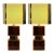 1970s Brazilian Acrylic, Resin and Brass Custom Table Lamps - a Pair For Sale