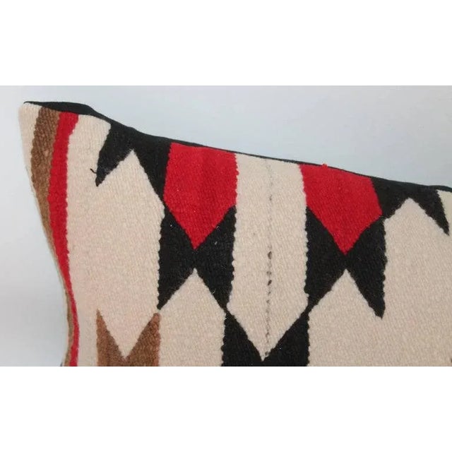 Woven Wool Bolster Pillow For Sale - Image 4 of 6