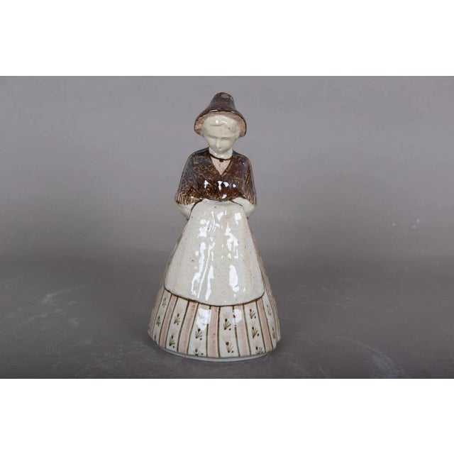 Ceramic Model Girl 205/5 JC Earthenware Ceramic by Gudrun Meedom for Bing & Grondahl, 1960s For Sale - Image 7 of 7