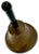 Very Large Size Authentic Antique Late 19th Century American Brass Schoolhouse Bell - 11 Inches Tall For Sale - Image 11 of 18