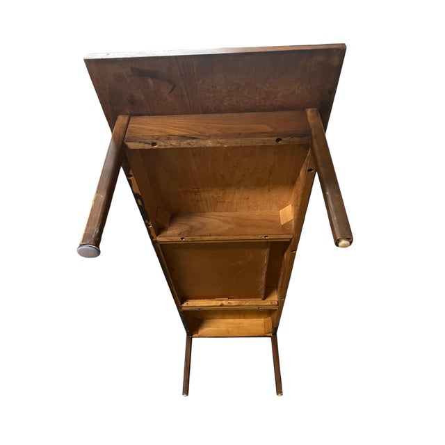 Mid-Century Dark Walnut Coffee Table For Sale - Image 10 of 11