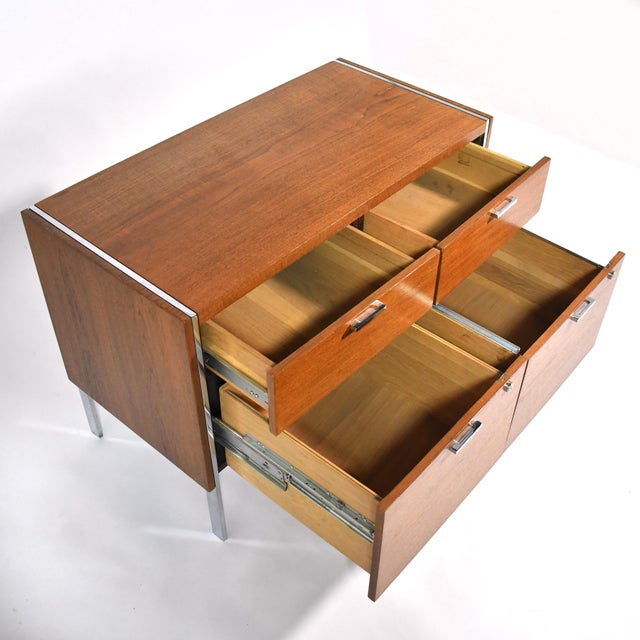 Wood Mid 20th Century Stow Davis Two Bay Credenza, Attributed For Sale - Image 7 of 7