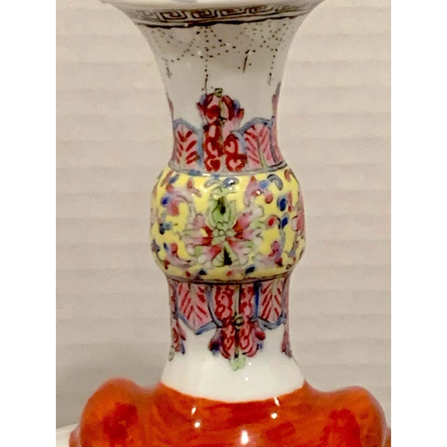 Chinese Export Famille Verte & Blanc de Chine Elephant Joss Stick, of typical form, good size, nicely decorated. Unmarked.