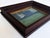 Blue “River Moss" Abstract Art in Antique Frame, Transitional Living Room Art by JTS For Sale - Image 8 of 10