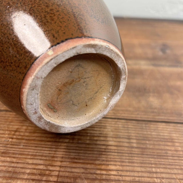 Decorative Glazed Ikebana Flower Vase, 1970s For Sale - Image 9 of 13