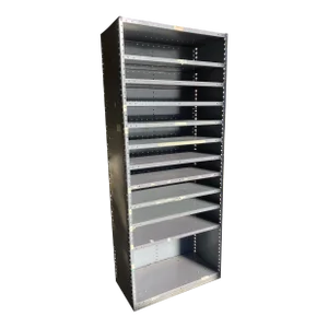 Midcentury Industrial Steel Bookshelf From Borroughs